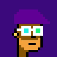 Cartoonish Pixelated Man