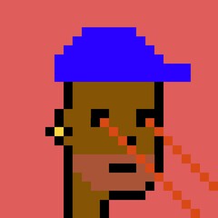 Cartoonish Pixelated Man