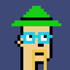 Fototapeta premium Cartoonish Pixelated Man
