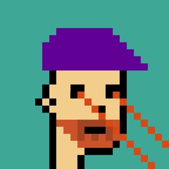 Cartoonish Pixelated Man