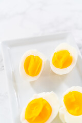 Hard boiled eggs