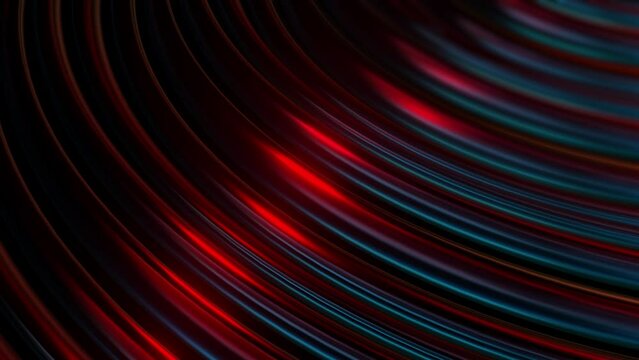 This stock motion graphic  video of 4k Colored Radial Metalic Background  with gentle overlapping curves on seamless loops.