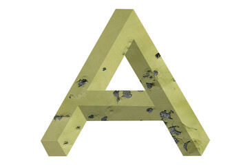 Impossible figure made from wood