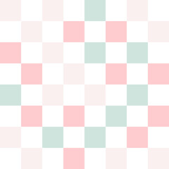 Colorful pastel checkerboard pattern background.