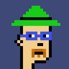 Obraz premium Cartoonish Pixelated Man