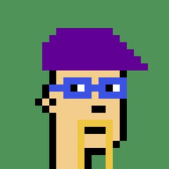 Obraz premium Cartoonish Pixelated Man