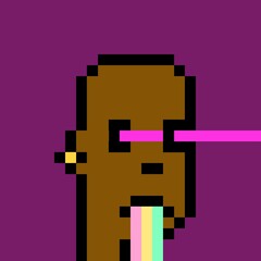 Obraz premium Cartoonish Pixelated Man