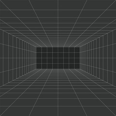 3d Perspective grid background