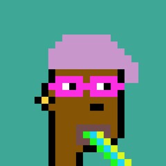 Cartoonish Pixelated Man