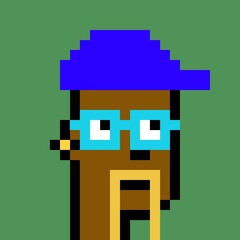 Fototapeta premium Cartoonish Pixelated Man