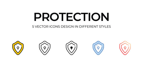 protection icons set vector illustration. vector stock,