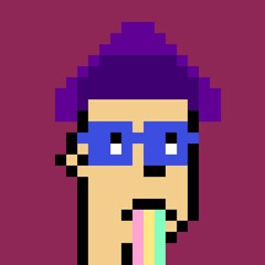 Obraz premium Cartoonish Pixelated Man