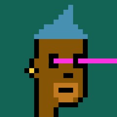 Obraz premium Cartoonish Pixelated Man