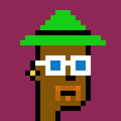 Obraz premium Cartoonish Pixelated Man