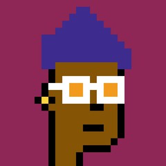 Obraz premium Cartoonish Pixelated Man