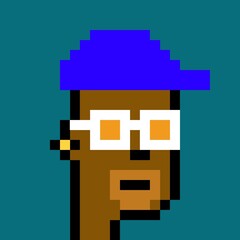 Cartoonish Pixelated Man