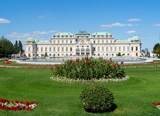 Obraz premium Belvedere Palace Vienna Austria