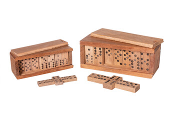 JUEGO DE DOMINÓ HECHO MANO TRADICIONAL