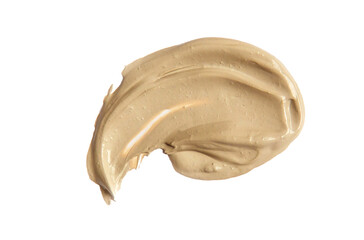 Naklejka premium Mask clay spa texture isolate. Selective focus.