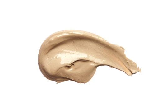 Mask clay spa texture isolate. Selective focus.