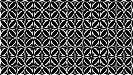 Black and white geometric pattern. Tileable texture background.