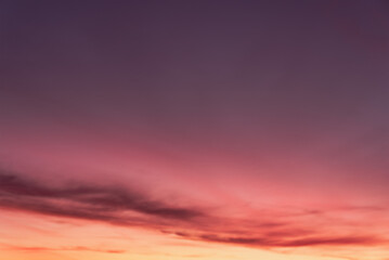 Fototapeta na wymiar Beautiful purple sunset sky background