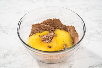 Chocolate peppermint cupcakes