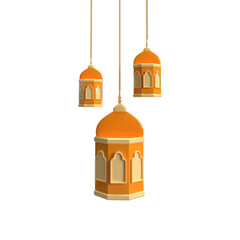 Lantern 3D Render Object