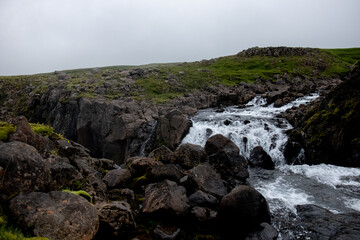 Iceland Landscape Waterfall