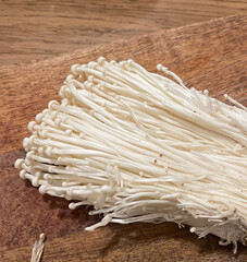 enoki mushrooms
