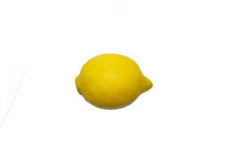 Yellow lemon on transparent background png