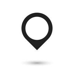 GPS location icon,symbol.Map pointer vector.