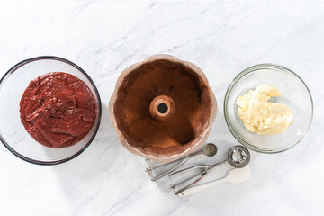 Red velvet bundt cake