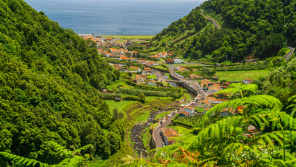 Faial da Terra ist ein verschlafenes Dorf auf der Insel Sao Miguel auf den Azoren. 