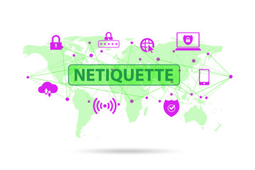 Concept of etiquette and netiquette