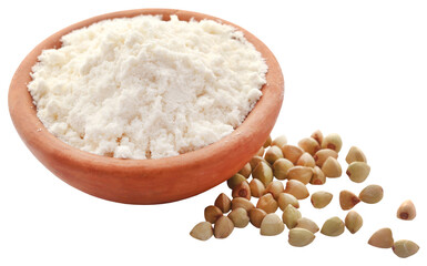 Buckwheat with flour