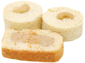 Delicious Bangladeshi white sandesh