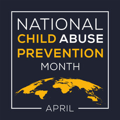 National Child Abuse Prevention Month, held on April.