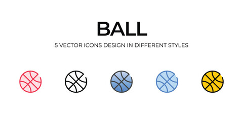 ball icons set vector illustration. vector stock,