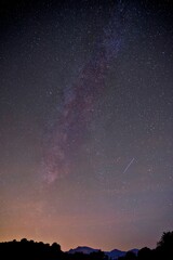 Milky Way surrounded by stars in Girona, Spain