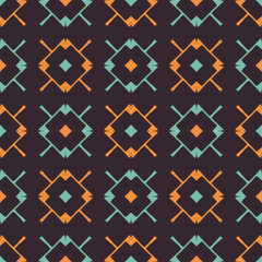 Seamless pattern with geometric shapes.