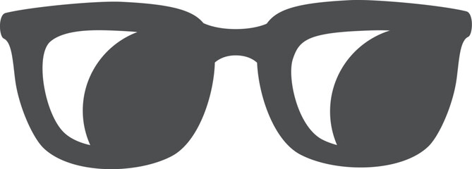 Sunglasses glyph icon Stylish accessory