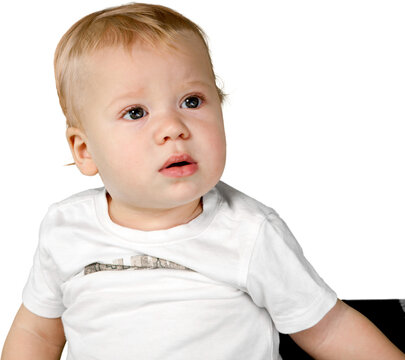 Portrait photograph of an infant