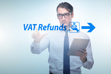 Value added tax VAT return concept