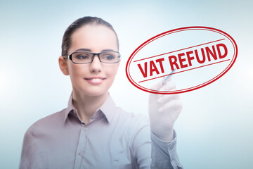 Value added tax VAT return concept