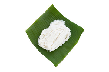Thai rice noodles. Asian cuisine