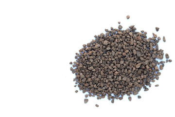 Pumice pebbles or volcanic rock
