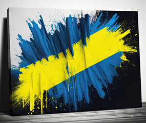ukrainian flag, generative artificial intelligence 