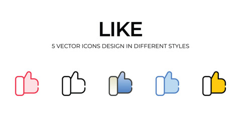 like icons set vector illustration. vector stock,