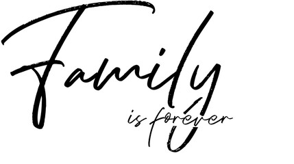 Family Is Forever Tattoo Design Idea PNG
